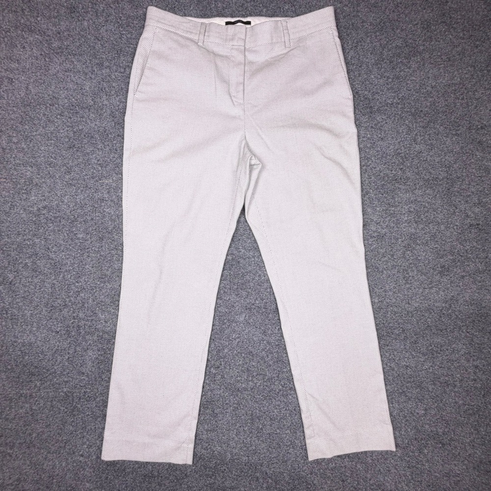 Paul Smith Kensington Fit Trousers White Black Micro Dot Made in Italy Size 44